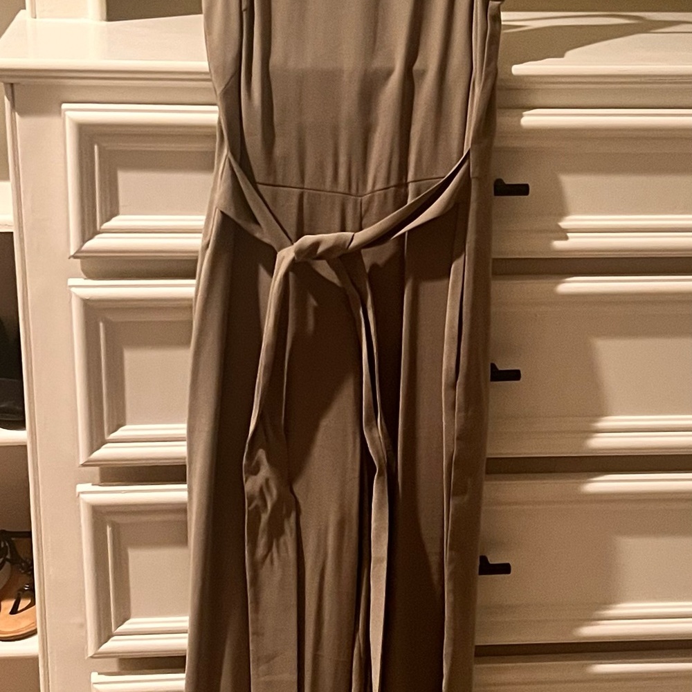 Elegant Tan Jumpsuit